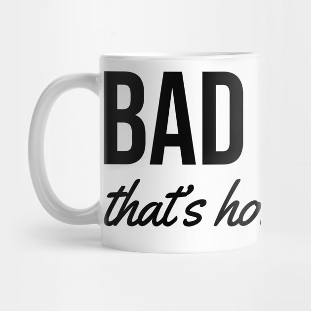 bad puns. that's how eye roll black by Typography Dose